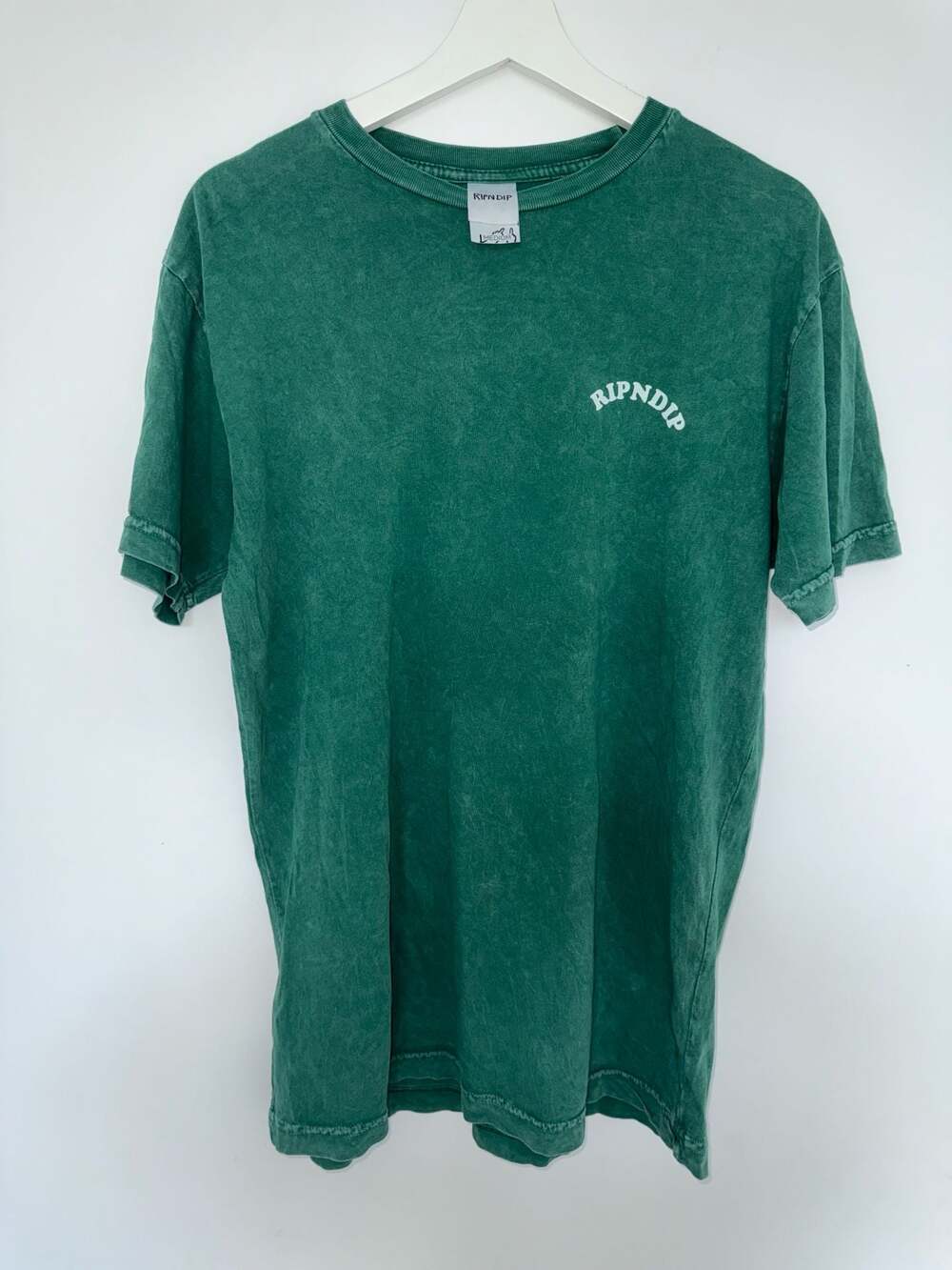 RIPNDIP Graphic T-Shirt Green Size Medium